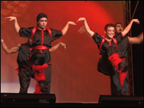 Salsa display at the congress