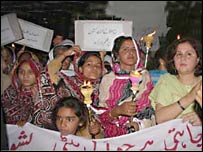 کراچی میں ریلی 