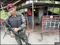 Một phụ nữ ở miền nam Thái Lan