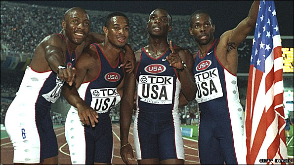 Washington, Chris Jones and Young lost their gold medals after Antonio Pettigrew admitted doping