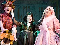 The ugly sisters with Grimmalova