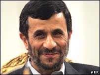 O presidente do Irã, Mahmoud Ahmadinejad
