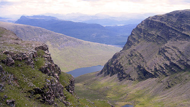 View south from Sgurr a' Chaorachain