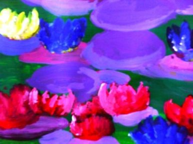 Sugar crusted lilies