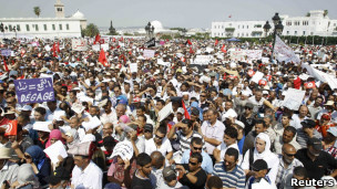 مظاهرة في تونس 