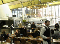 哈维·尼克斯百货商店的内设餐厅