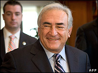 Giám đốc IMF Dominique Straus Kahn đã tham gia vào các cuộc đàm phán về thay đổi trong tổ chức