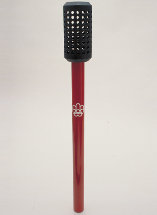 Photo: The torch design for the 1976 Summer Olympic Games