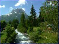 Image of rivers and mountains