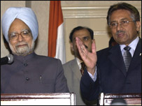 मुशर्रफ और मनमोहन