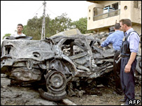 Scena unuia dintre atacurile de la Kirkuk