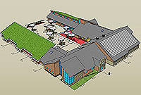 Darlun o'r 'ysgol werdd'