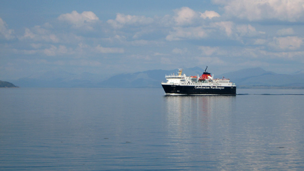 MV Isle of Mull at sea (Image courtesy of Robert Davidson)