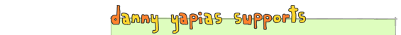 Danny Yapias supports