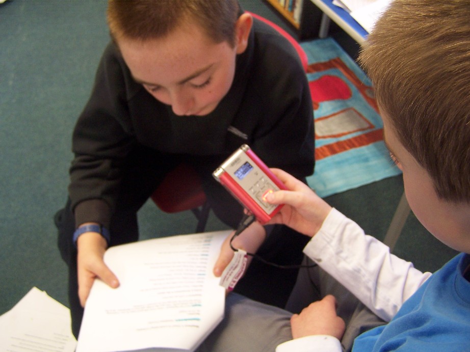 Sound recording in progress