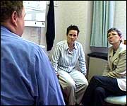 Dr Verrill, Bev and Julia