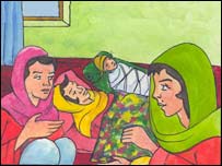 گلالی،فاطمه وشفيقه