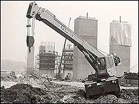 A Ransomes and Rapier HK30 rough-terrain crane