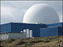 یک نیروگاه اتمی در انگلستان