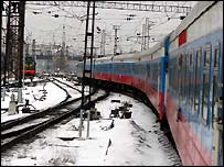 Xe lửa đi vùng Viễn Đông của Nga