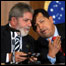 Os presidentes do Brasil, Luiz Inácio Lula da Silva, e da Venezuela, Hugo Chávez, em Caracas