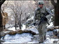 کونړکې امريکايى سرتېرى