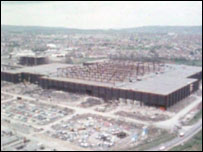 aerial photo Wills factory hartcliffe