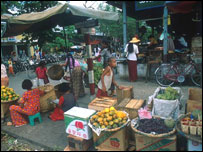 Chợ ở thành phố Mandalay