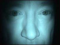 Stephen Bumfrey on a night vision camera.