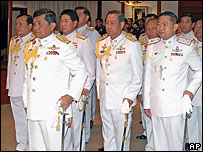 Các tướng lãnh đạo đảo chính