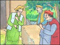 بابااسلم، ناظر او رحيمداد