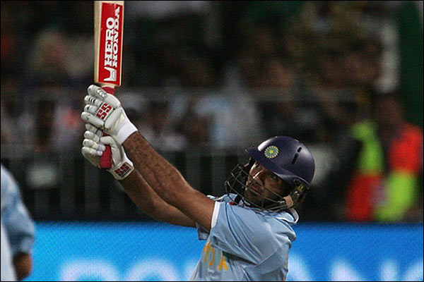 युवराज सिंह के छह छक्के