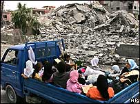 Xe chở người tị nạn