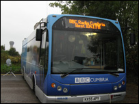 The BBC Bus at Sellafield