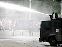 Exército em manifestação no Equador