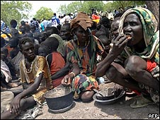 Desplazados por el conflicto de Darfur