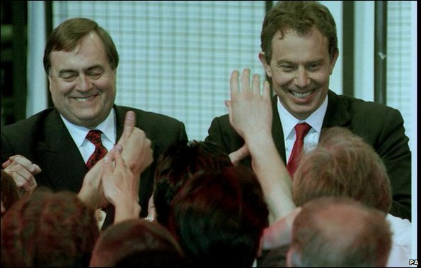Tony Blair and John Prescott in 1997