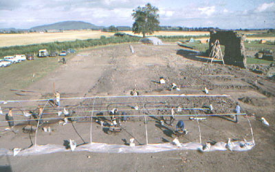 excavation of basilica in 1974