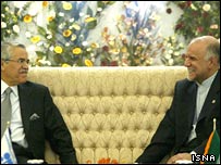 وزیران نفت ایران (چپ) و عربستان سعودی