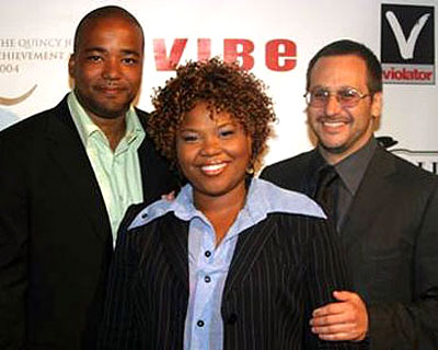 Left to right: Chris Lighty, Mona Scott and Todd Moscowitz