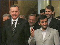 Recep Tayyip Erdoğan ve Mahmud Ahmedinejad