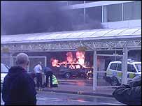 Glagow havaalanına saldırı