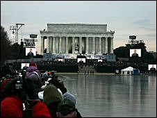 Crowd Obama inauguration concert