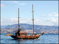 A boat off Corfu (file pic)