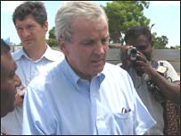 Sir John Holmes visiting Sri Lanka