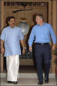 President meets Tony Blair