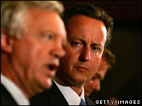 David Davis and David Cameron