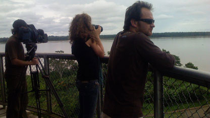 Looking out over the confluence of the Maranon and Ucayli