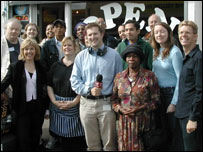 People involved with the new radio drama