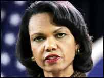 کونڈولیزارائس کانگرس کے سامنے بیان دے رہی تھیں
